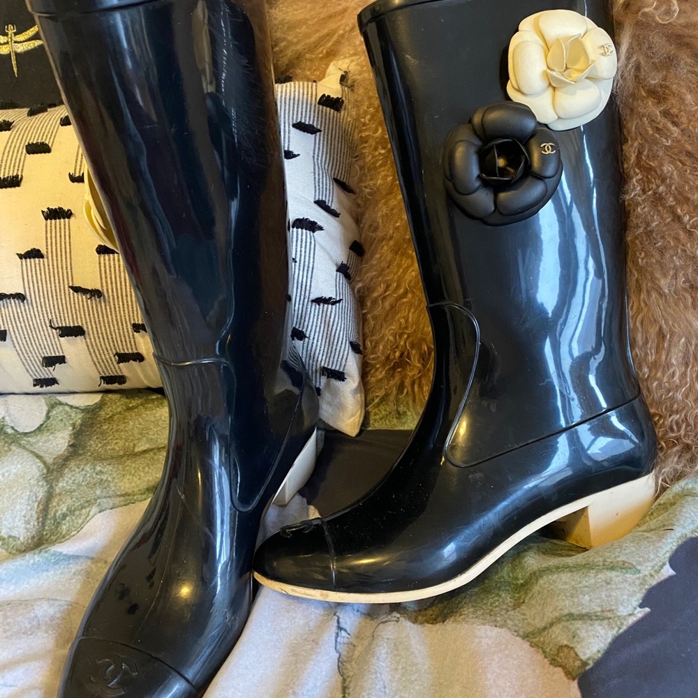 Chanel Rain boots